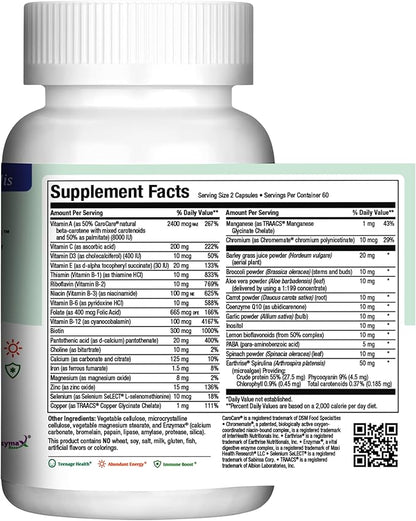 Maxi Health Teen Supreme HIS Vitamins (120) - 12 17 17 -