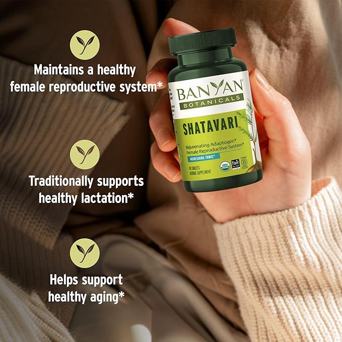 Banyan Botanicals Shatavari Tablets – Organic 90 Tablets