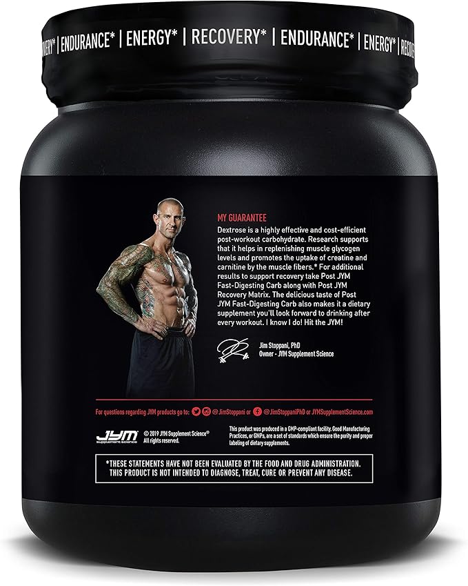 Post JYM Fast-digesting Dextrose Carbohydrates - Rainbow Sherbet