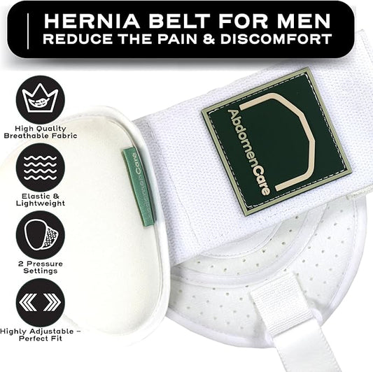 Inguinal Hernia Support Belt for Men 2 Compression
