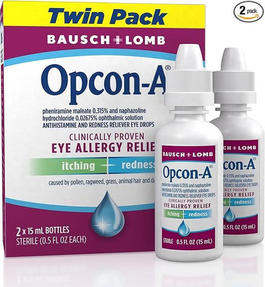 Opcon-A Allergy Eye Drops by Bausch 0.5 Fl 2)