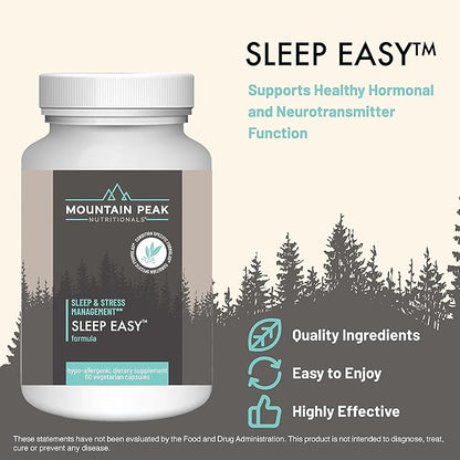 Mountain Peak Nutritionals Sleep Easy 5-HTP, Amino (60 Capsules)