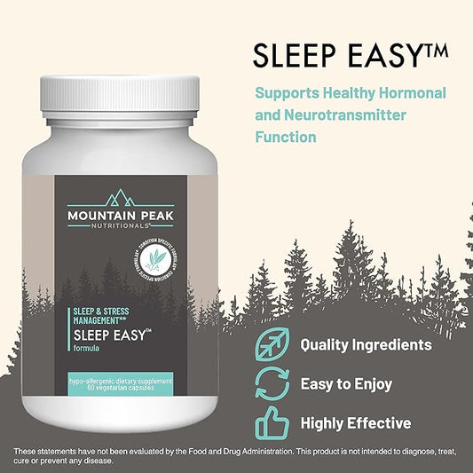 Mountain Peak Nutritionals Sleep Easy 5-HTP, Amino (60 Capsules)