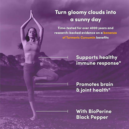 Turmeric Curcumin with Black Pepper 500mg Extract 95% Curcuminoids 60 capsules