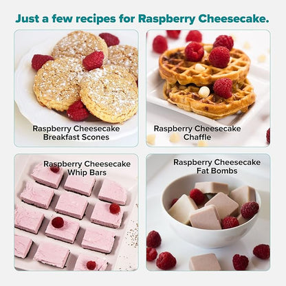 Keto Chow Raspberry Cheesecake