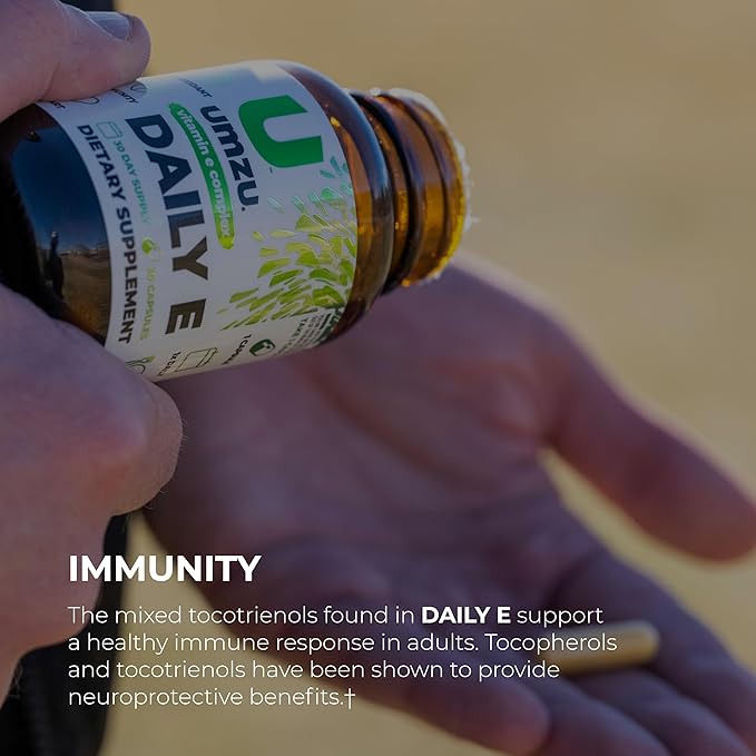 UMZU Daily E Vitamin E Capsules 100% of (30 Days 30 Capsules)