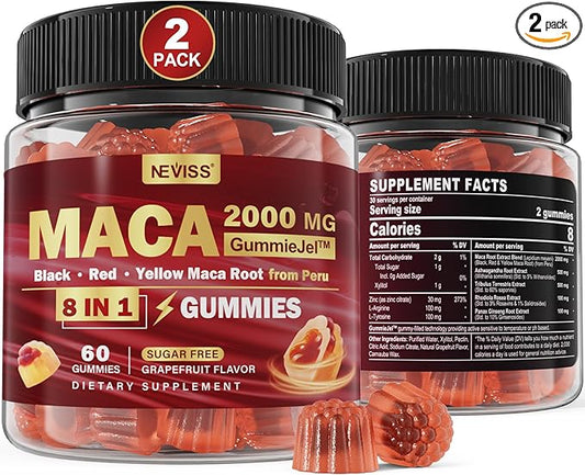 2 Pack Sugar Free Maca Root 2000mg with