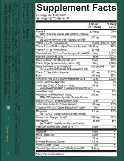 Veracity Bioevolve Multivitamin for Women - Vitamin B Complex, Magnesium, Calcium, Essential Vitamins Supplement, Trace Minerals for Hormone Balance, Immune Support, Healthy Skin, Hair, Nails & Energy