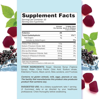 Hydration Support - Hydration Gummies, Electrolyte 44 Count