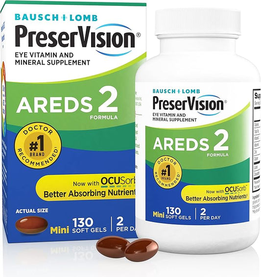 PreserVision AREDS 2 Eye Vitamin & 130 Softgels