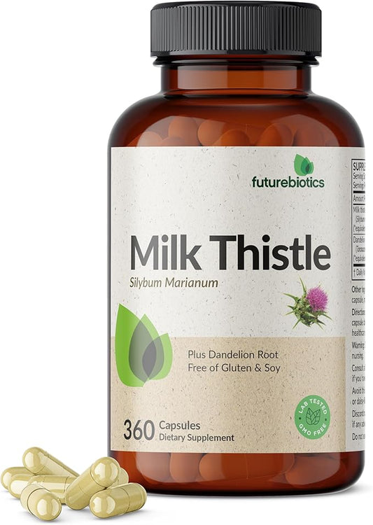 Futurebiotics Milk Thistle Silymarin Marianum & 360 Capsules
