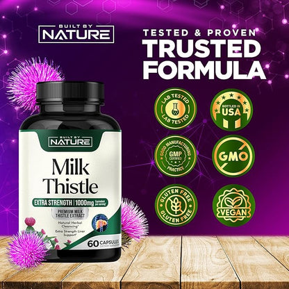 Milk Thistle 1000mg 60 Veggie