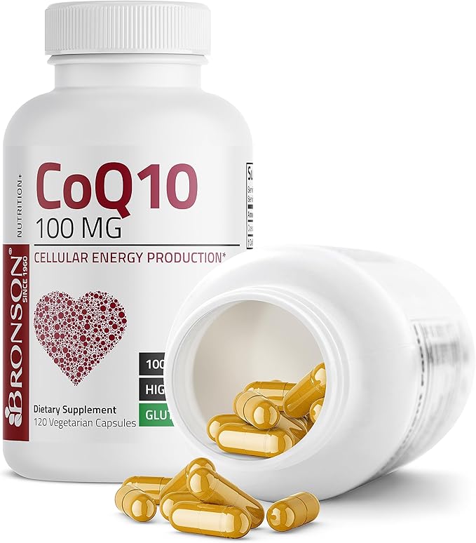 Bronson CoQ10 100 MG High Potency 120 Vegetarian