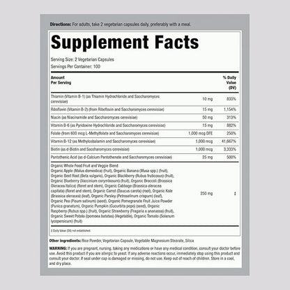 Piping Rock B Complex with Whole 200 Capsules B-12 |