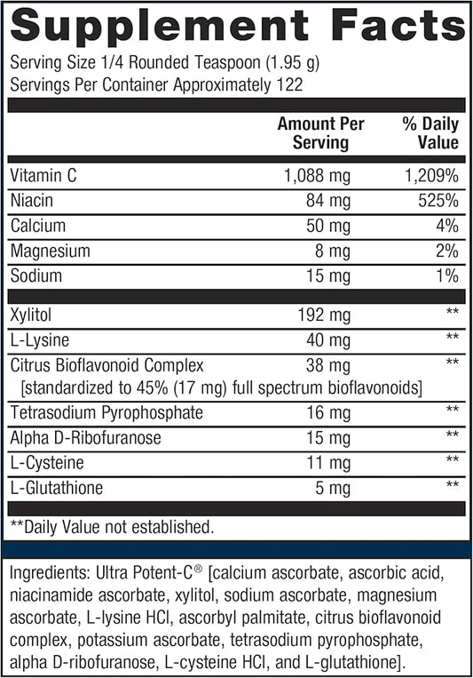 Metagenics Ultra Potent-C Powder 8.39 oz