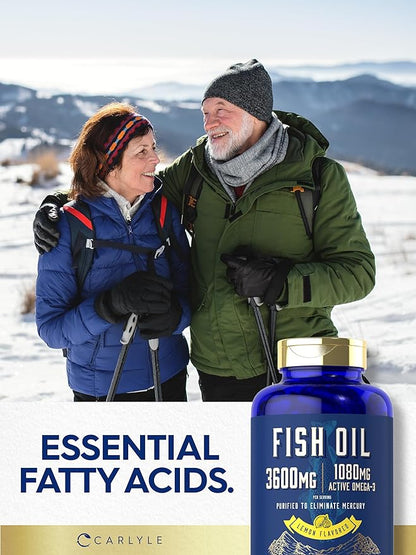 Carlyle Fish Oil 3600mg 1080mg Omega 3 | 120 Count