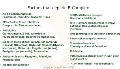 Suzy Cohen, Mito B Complex Dietary 5-MTHF, Adeno B12, Methylation 60 veg