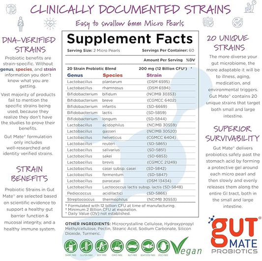 Gut Mate® Probiotics 15x More