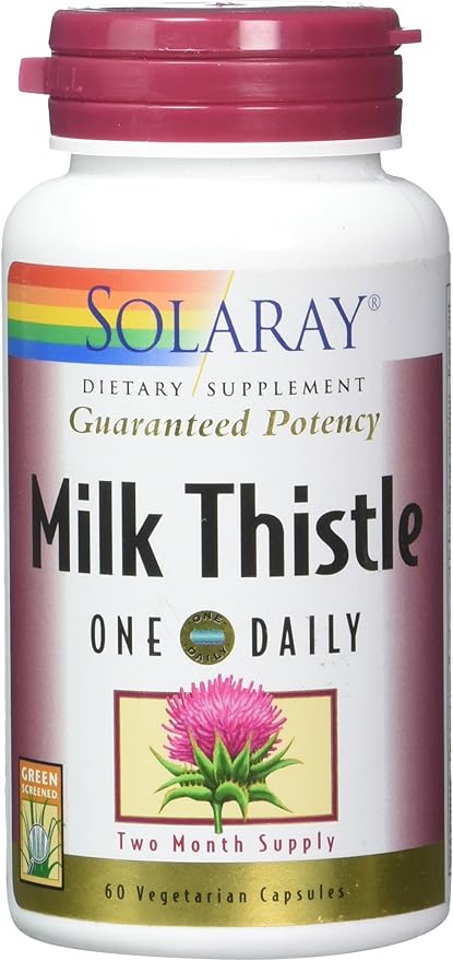 SOLARAY Milk Thistle, 60 CT