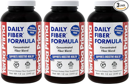 Yerba Prima Daily Fiber Formula Powder 12 oz 3) -