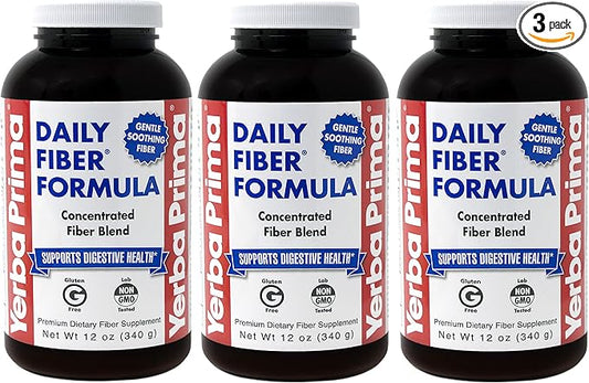 Yerba Prima Daily Fiber Formula Powder 12 oz 3) -