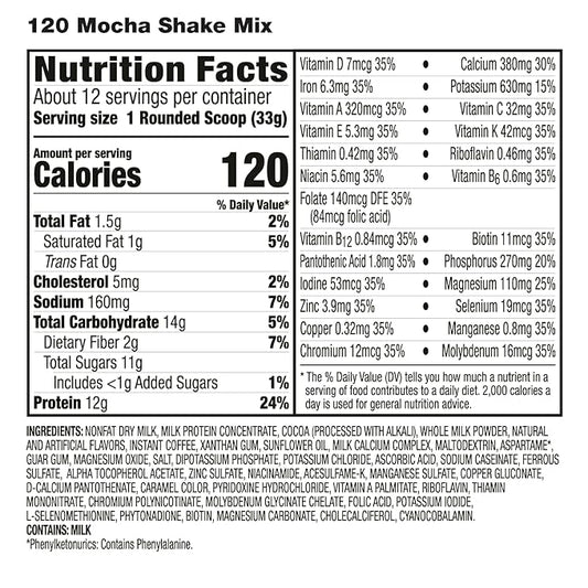 HMR 120 Shake Meal Replacement Powder 12g of 12 Servings