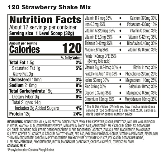 HMR 120 Shake Meal Replacement Powder 12g of 12 Servings