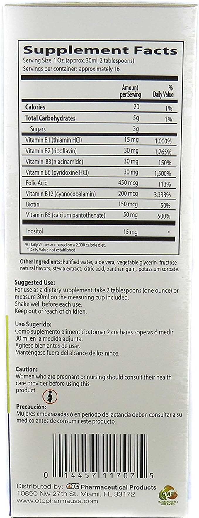 Neurobion Vitamin B12 Complex 16 Oz 2 Pack
