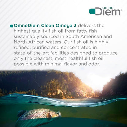 Clean Omega 3 – 1020mg, 120 Omega-3 Fatty