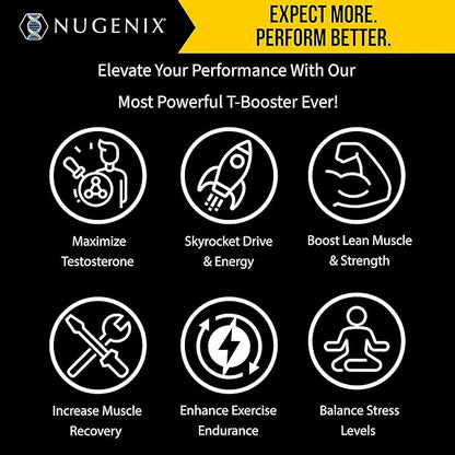 Nugenix Total-T Maxx - Maximum Total Testosterone Booster for Men, 120 Count