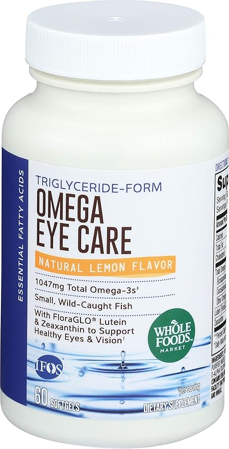 Whole Foods Market, Omega Eye Care, 60 ct