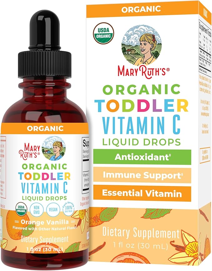 MaryRuth Organics Toddler Vitamin C Drops 1-3 Years 30 Servings