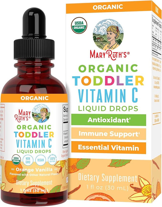 MaryRuth Organics Toddler Vitamin C Drops 1-3 Years 30 Servings