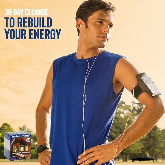 Yerba Prima Cleanse Men Rebuild Kit 30 Day