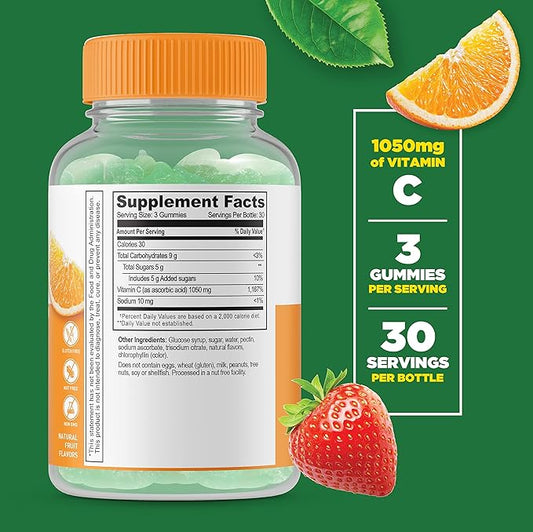 Lifeable Vitamin C 90 Gummies (1050 mg)