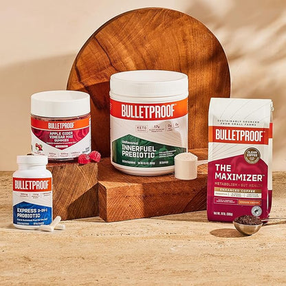 Bulletproof Express 3-in-1 Probiotic, 90 Count, Supplement for Fast and Sustained Gut Health
