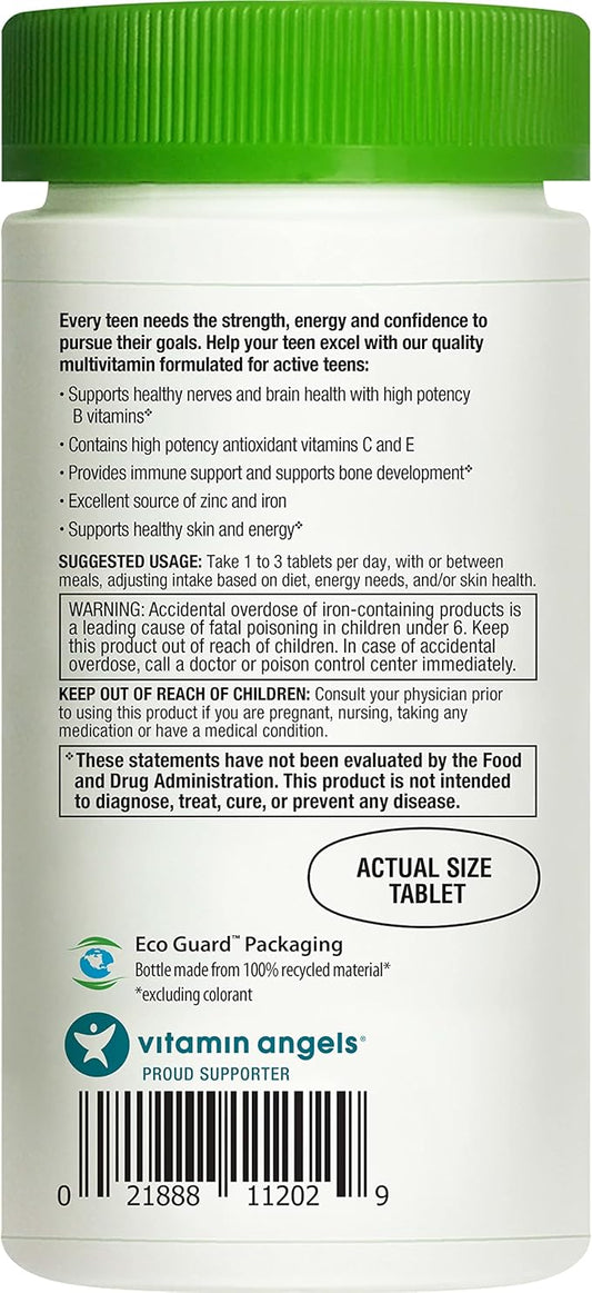Rainbow Light Multivitamin for Teens, Vitamin 90 Tablets