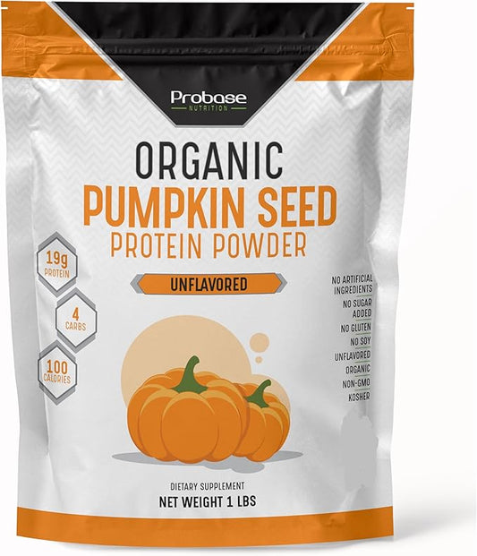 Organic Pumpkin Seed Protein Powder, Plant 1 lb