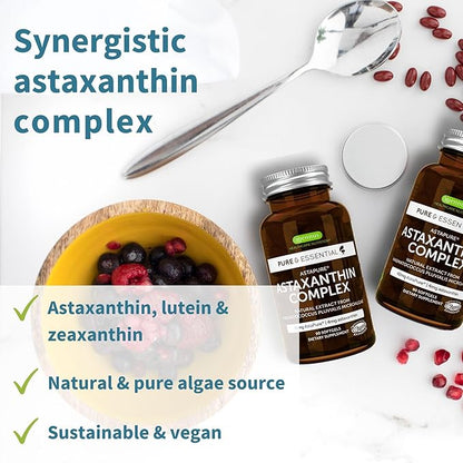 Astaxanthin Complex with Lutein and Zeaxanthin, 42 mg 4mg Softgels,
