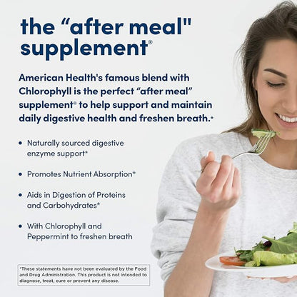 American Health Papaya Digestive Enzyme Chewable 600 Count 100 Count