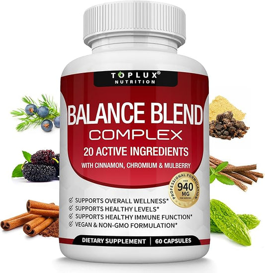 Premium Natural Complex Supplement – Natural 20 Herbs 60 Capsules