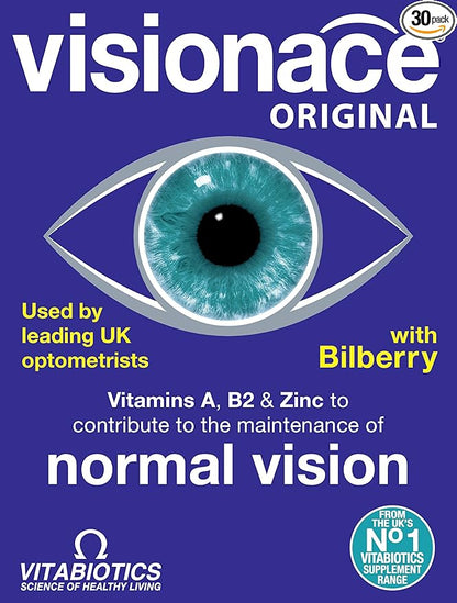 Vitabiotics Visionace Original B2 and 30 Tablets