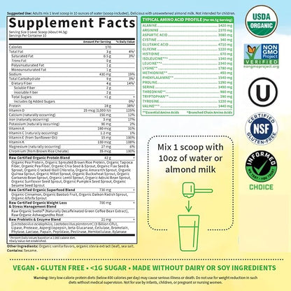 Garden of Life Raw Organic Fit (28g) Plus 10 Servings