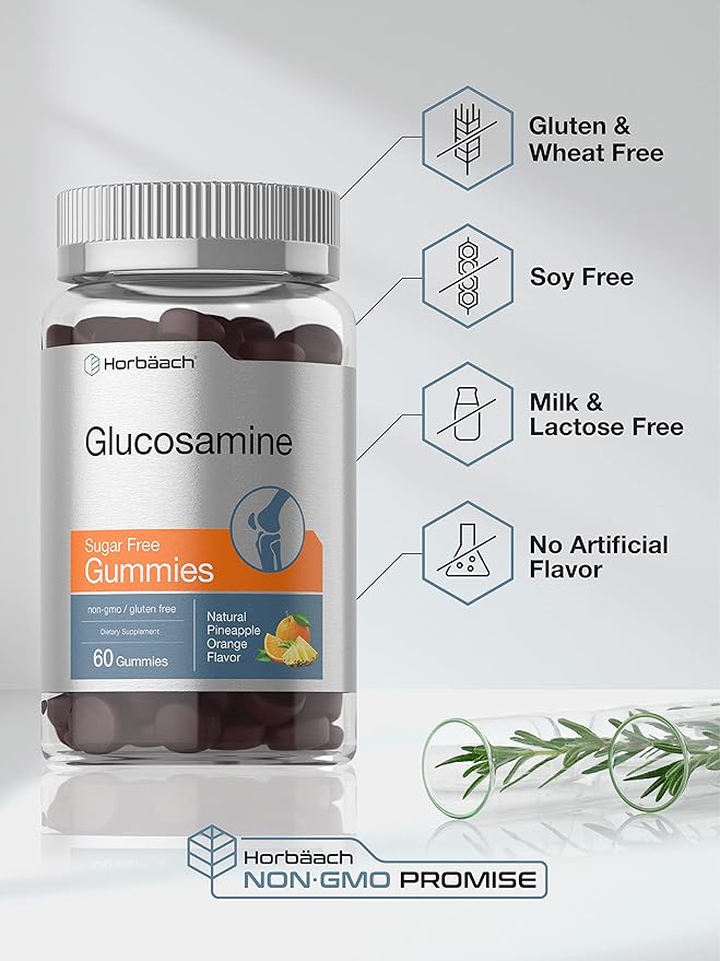 Horbäach Glucosamine Gummies 60 Count