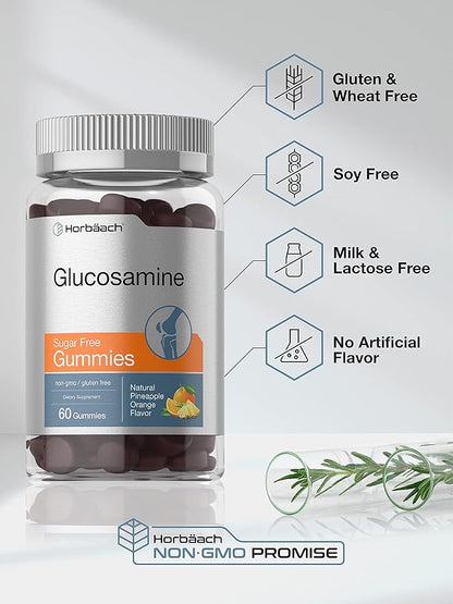 Horbäach Glucosamine Gummies 60 Count