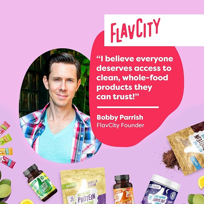 FlavCity Pineapple Coconut Electrolytes Drink Mix, 28 On-The-Go Stick Packs - Healthy Electrolytes Powder Packets Made with Real Fruit - Keto Powdered Drink with No Added Sugar, Gluten-Free
