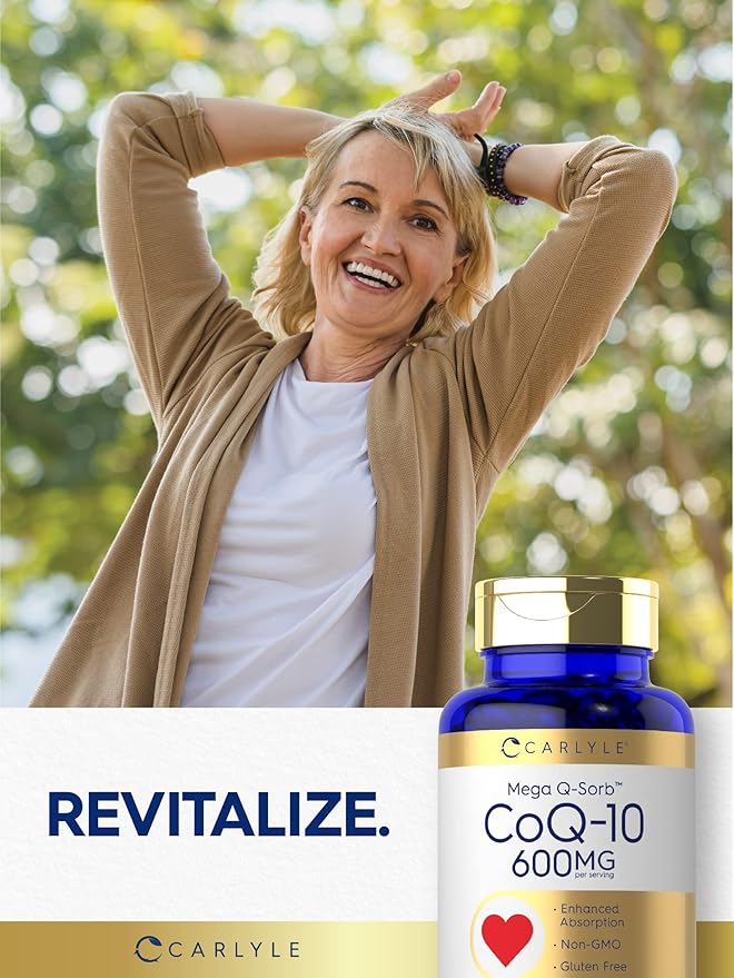 Carlyle CoQ10 600 mg 60 Softgels Q-10 |
