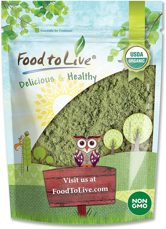 Food to Live Organic Alfalfa Powder, 12 Ounces