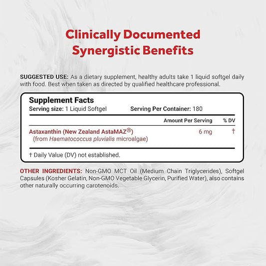 Naturalis New Zealand Astaxanthin 180 Mini-Softgels