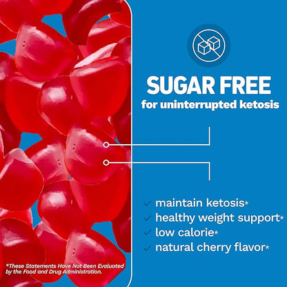 Herbtonics Keto Gummies with MCT + Collagen | Sugar Free MCT Oil Capsules | Anti Aging, Hair Growth, Skin Care & Strong Nails Protein Collagen Gummies | On-The-Go Keto Gummy